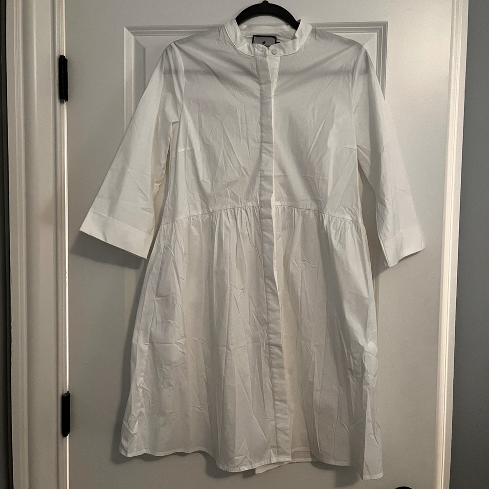 Tuckernuck White Royal Shirt Dress size S